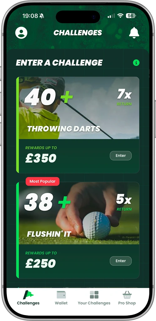 Stable Stakes App - Challenges Screen